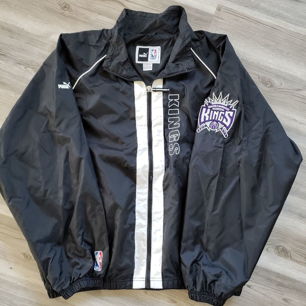 puma x Sacramento Kings windbreaker size extra large vintage